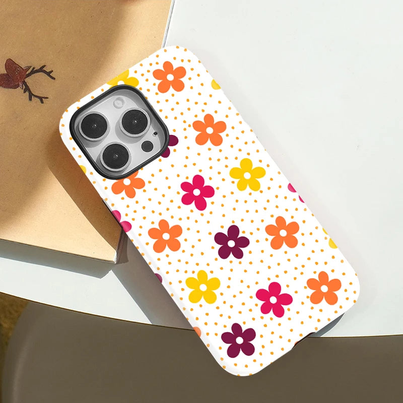Magsafe Colorful Flower Pattern Case for iPhone
