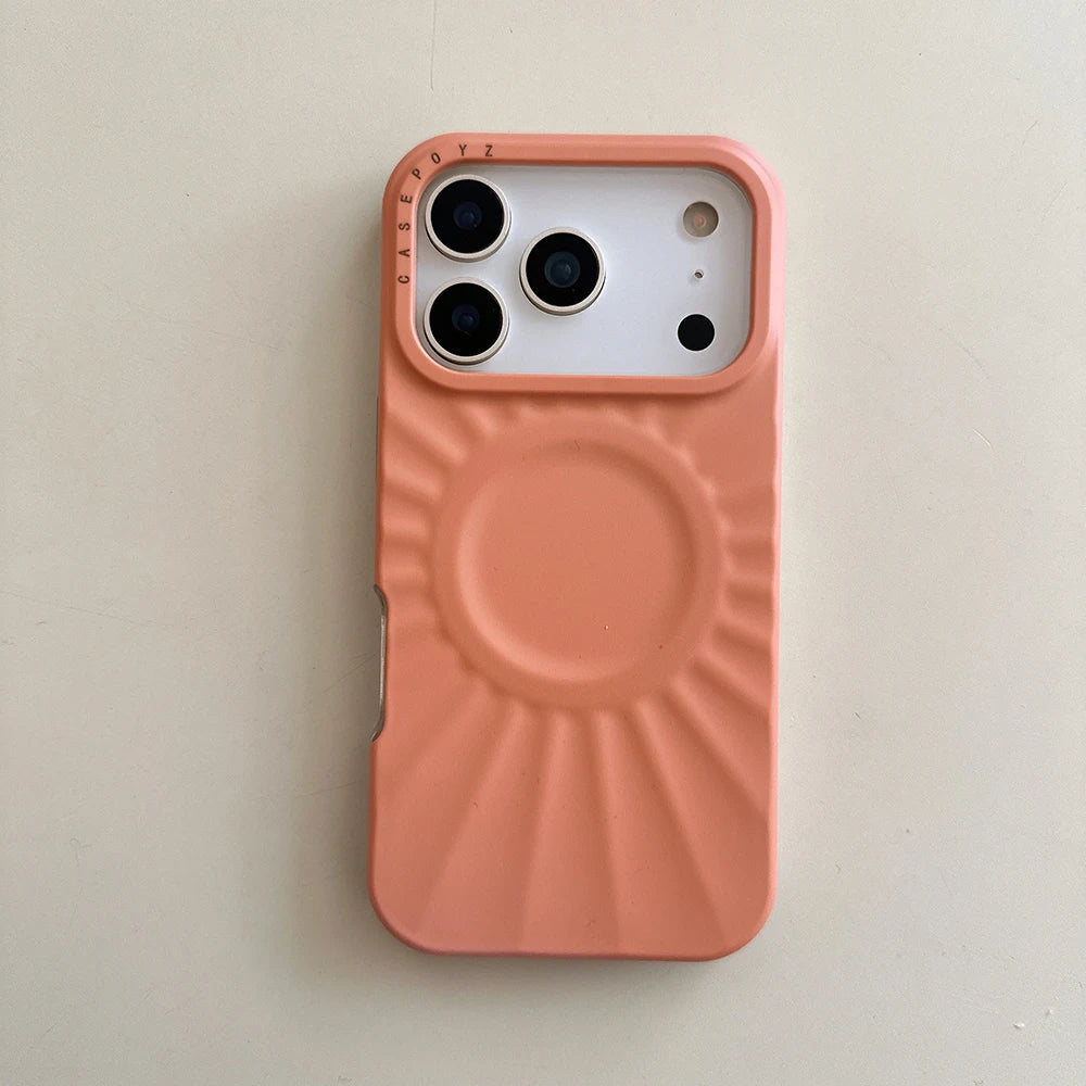 Magsafe Cute Starry Solid Color MagSafe Phone Case for IPhone