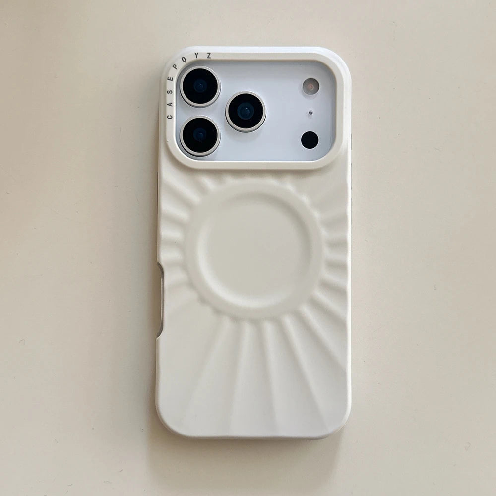 Magsafe Cute Starry Solid Color MagSafe Phone Case for IPhone