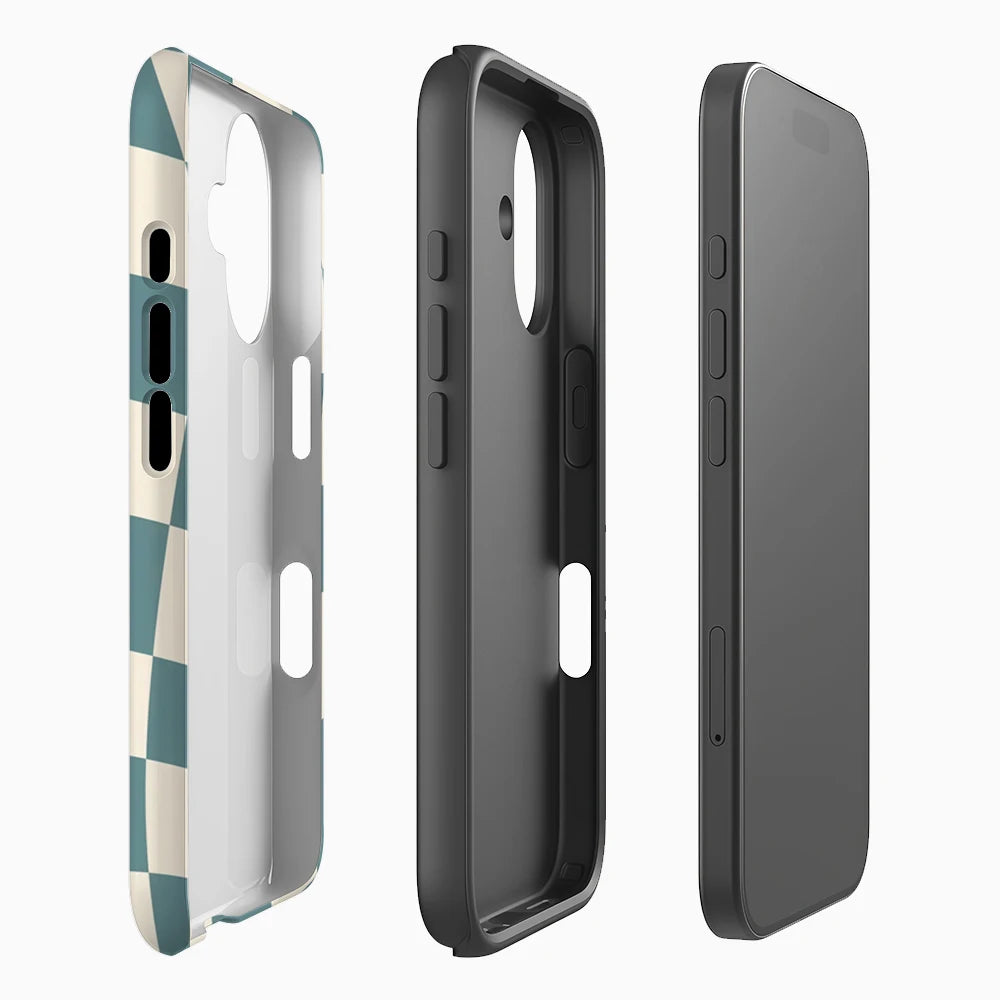 Wavy Checks Phone Case for IPhone