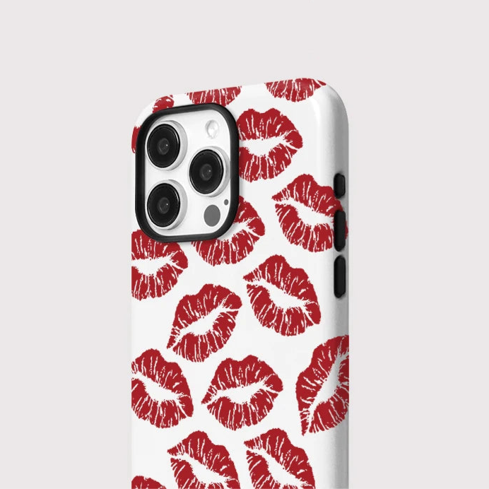 Magsafe Flirty Red Kiss Phone Case For iPhone
