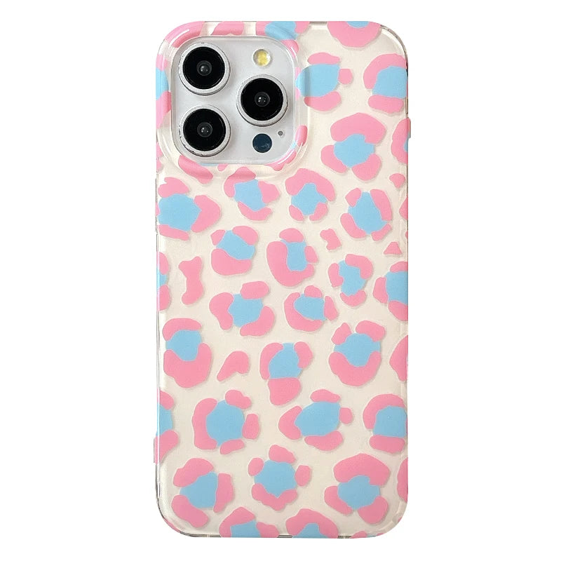 Colorful Leopard Pattern Case For iPhone