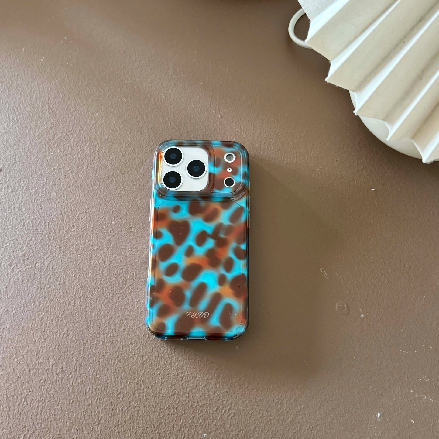 Blue Brown Lamber Crystal Bracelet Phone Case for iPhone