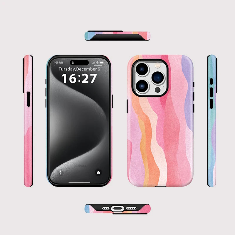 Magsafe Colorful Art Painting Case for iPhone