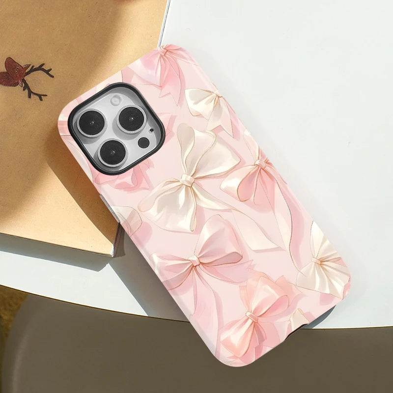 Magsafe Pink Bow Tie Case for iPhone