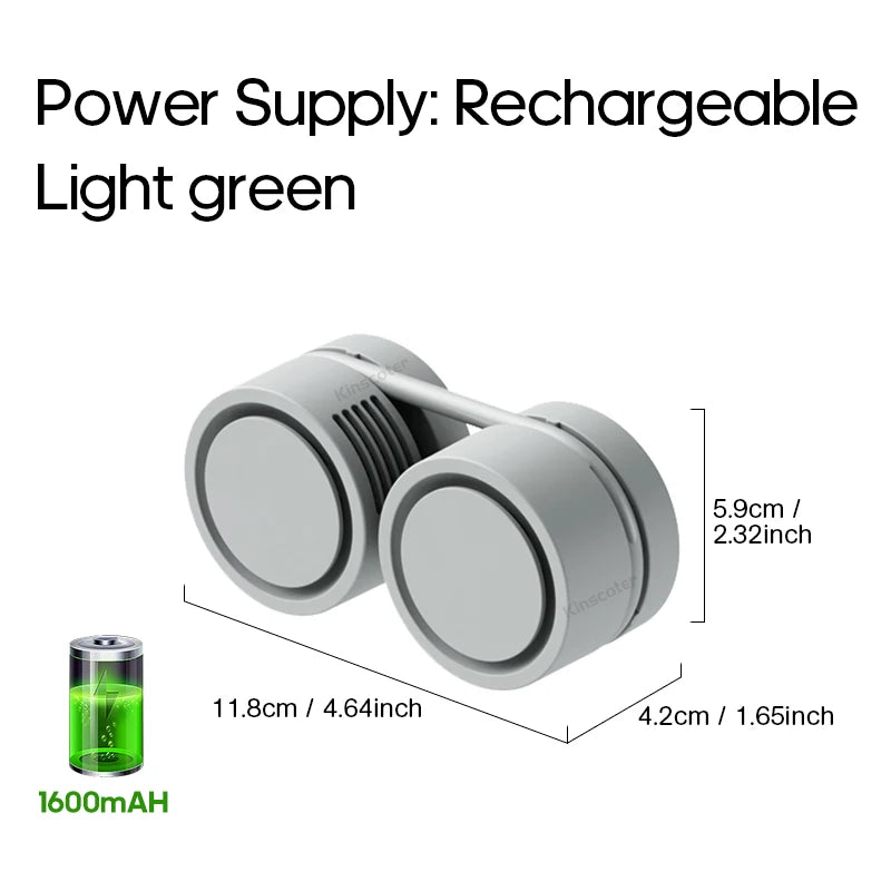 Foldable Mini Fan for Neck (USB Rechargeable)