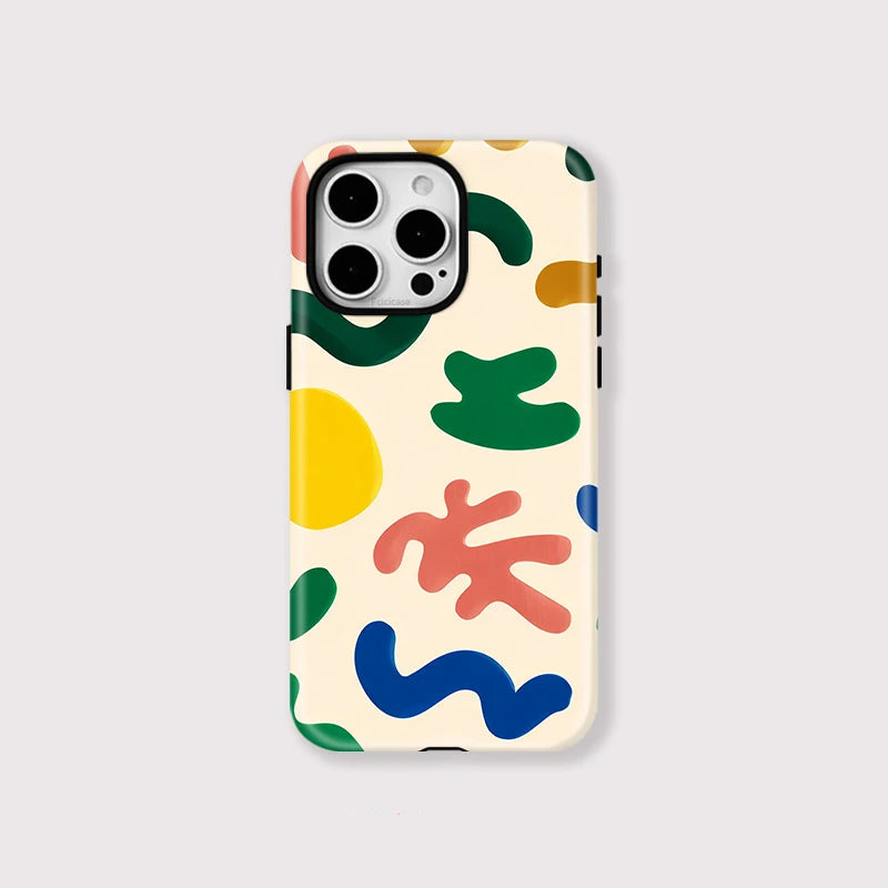Magsafe Colorful Painting Pattern Case For iPhone