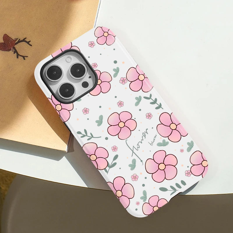 Magsafe Small Flowers Phone Case For iPhone