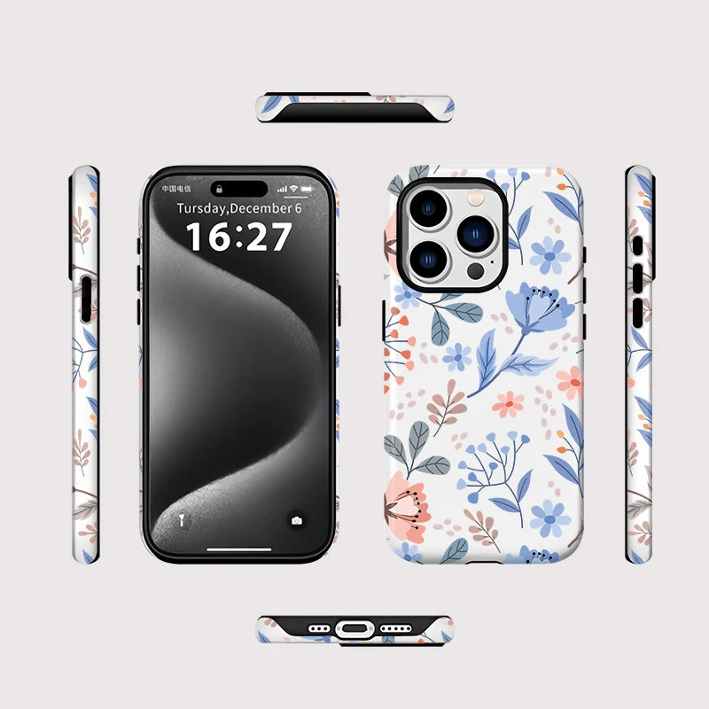Magsafe Colorful Flowers Phone Case for iphone