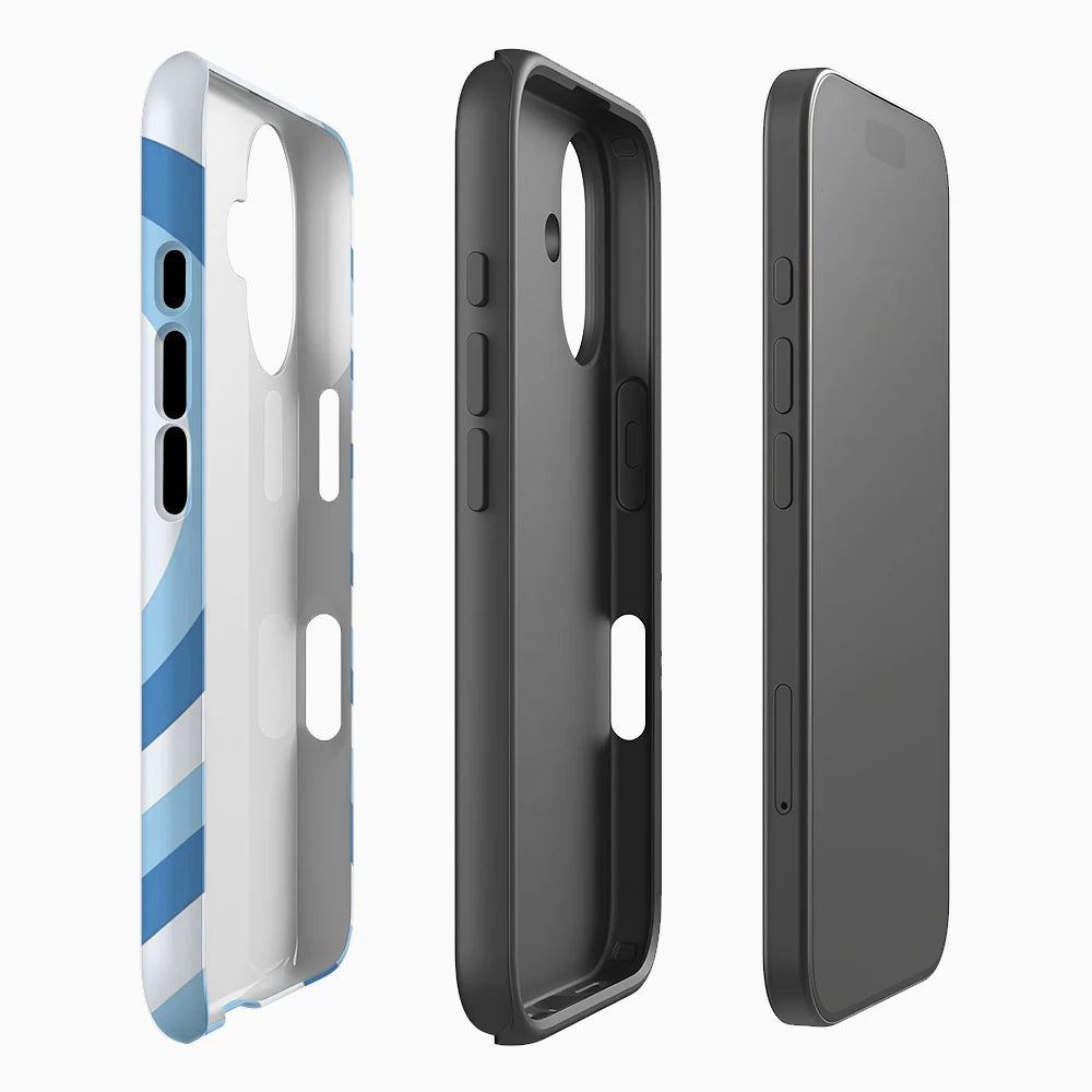 Blue Heart Layers Phone Case for IPhone