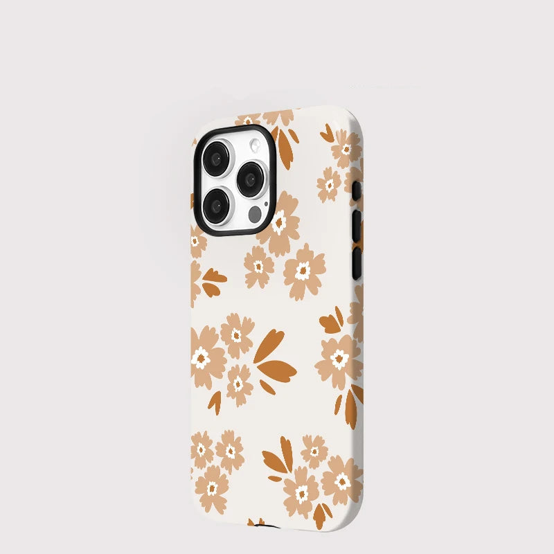 Magsafe Orange Flowers Phone Case for iPhone