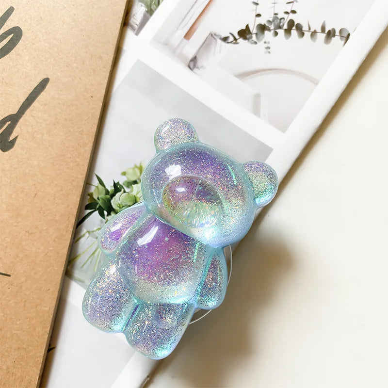 Glitter Bear Phone Holder