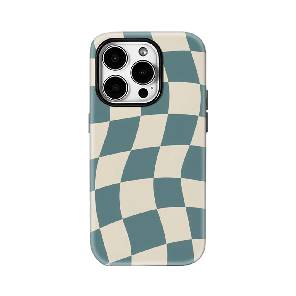 Wavy Checks Phone Case for IPhone