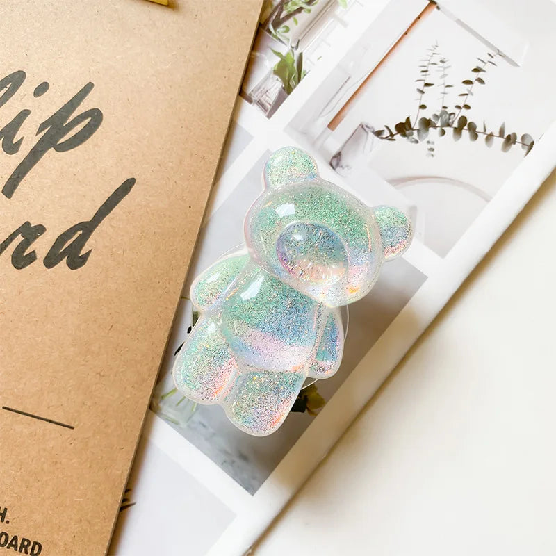 Glitter Bear Phone Holder