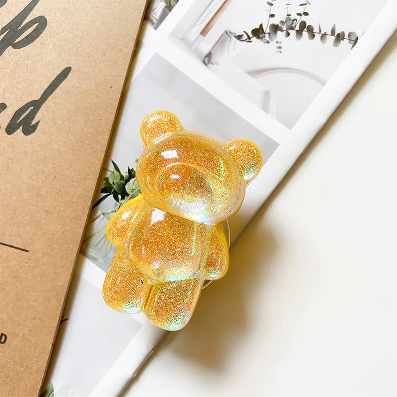 Glitter Bear Phone Holder