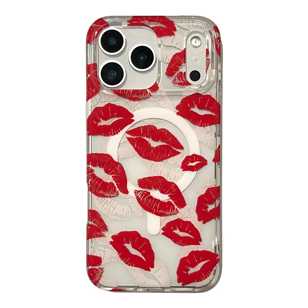 Magsafe Creativity Lips Pattern Phone Case for iPhone
