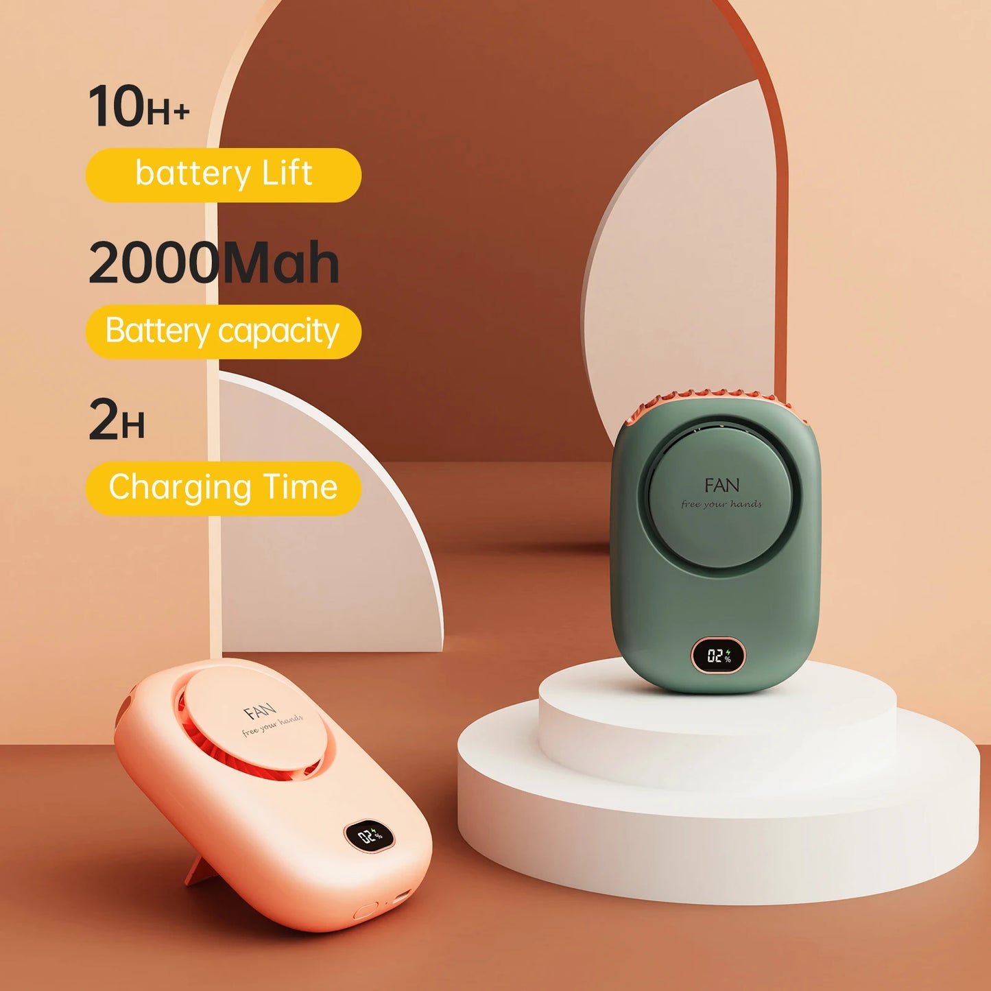 Portable Hanging Neck Fan