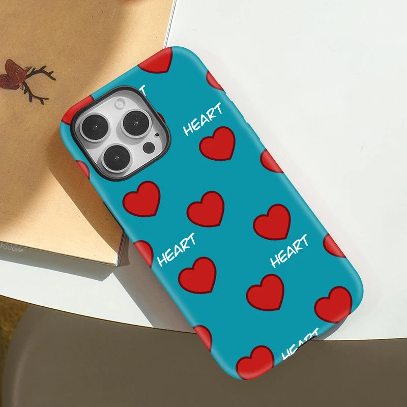 Magsafe Love Heart Phone Case For iPhone
