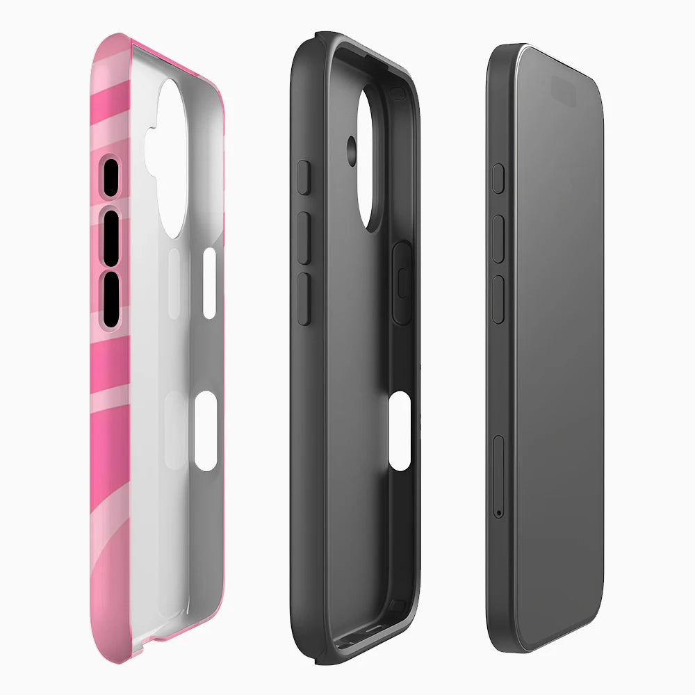 Soft Pink Lines Phone Case for IPhone