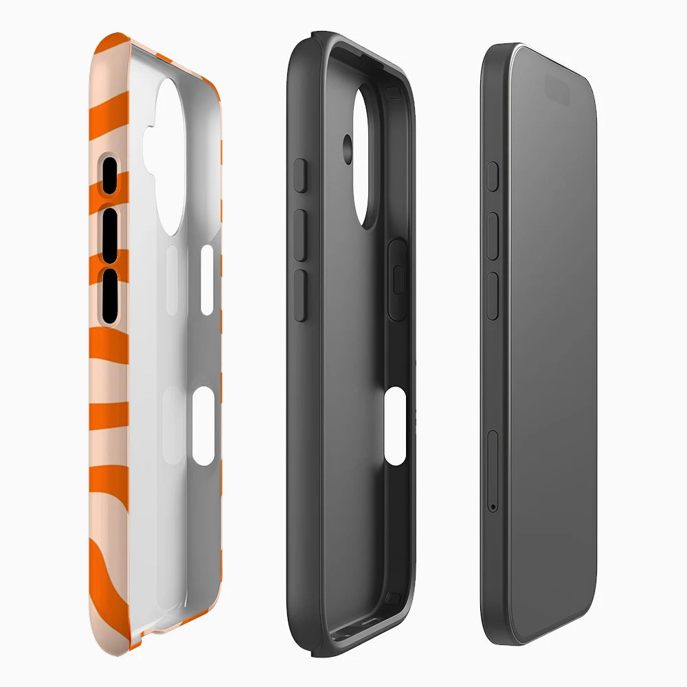 Wavy Orange Phone Case for IPhone