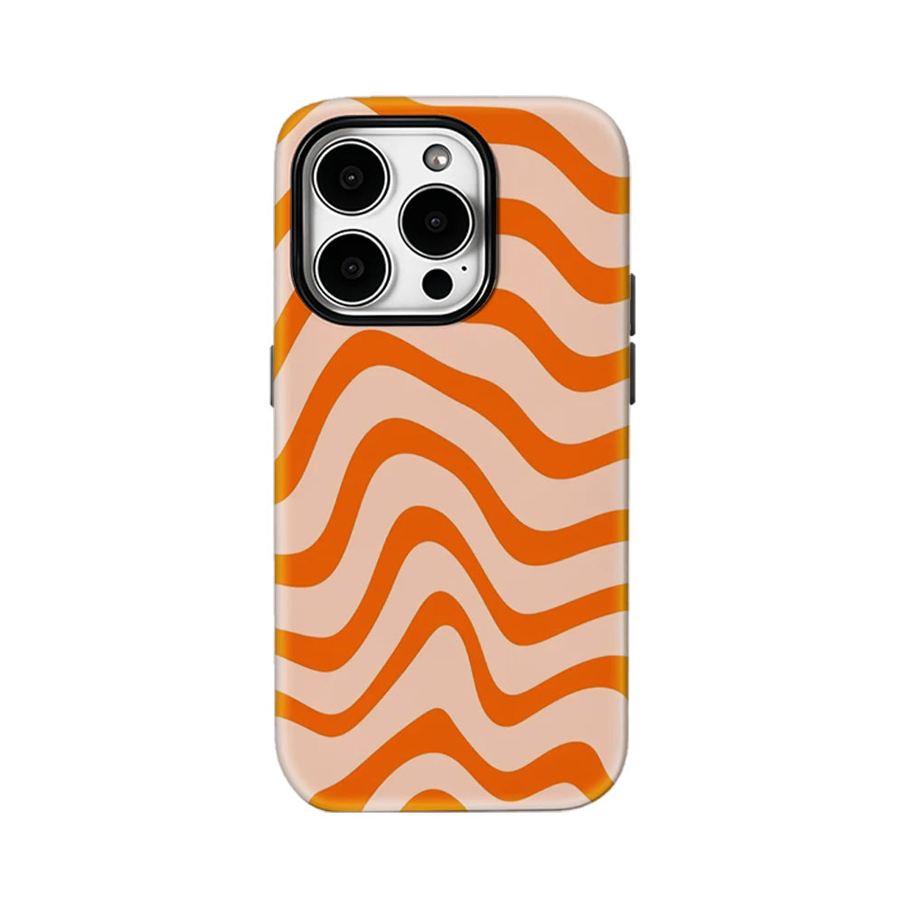Wavy Orange Phone Case for IPhone