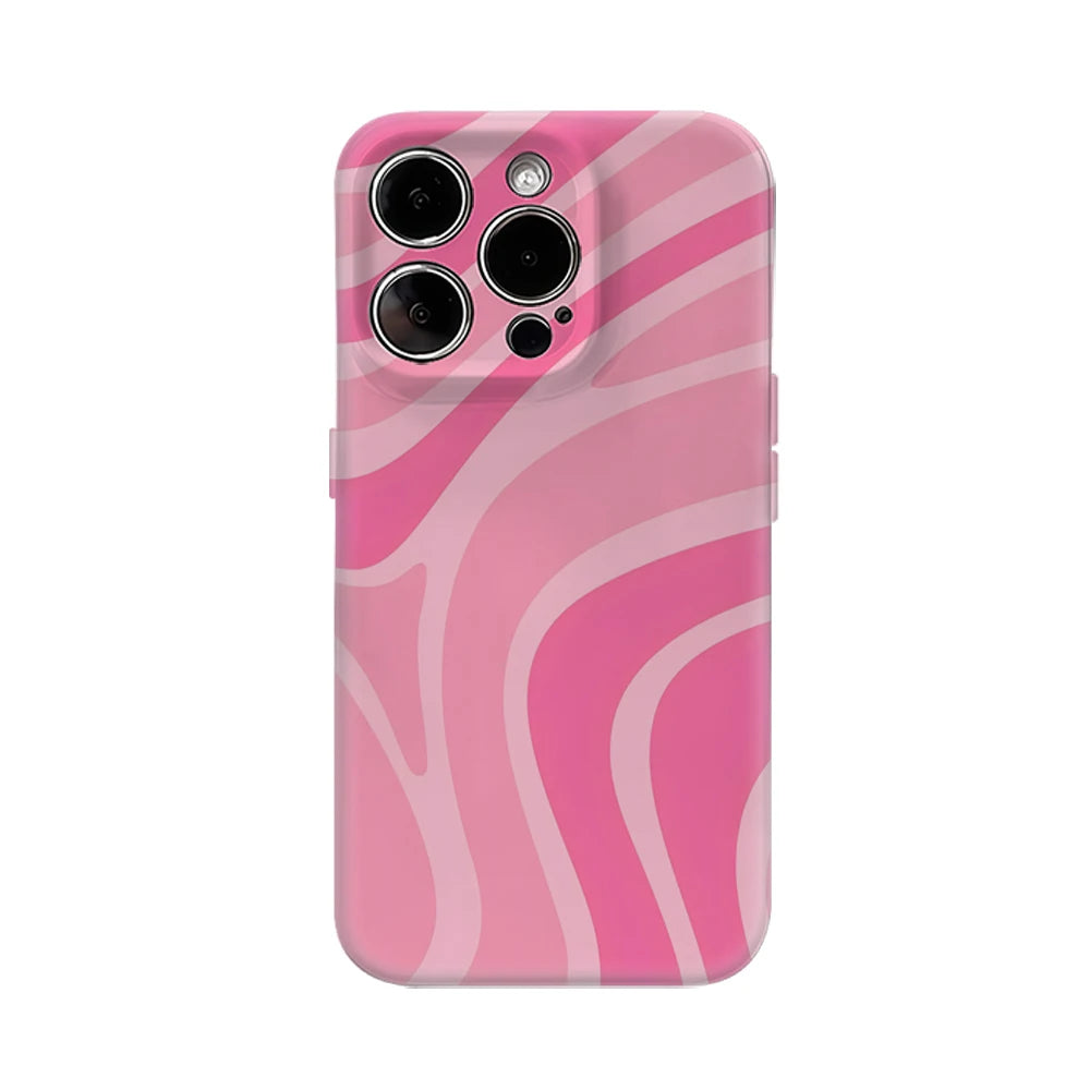 Soft Pink Lines Phone Case for IPhone