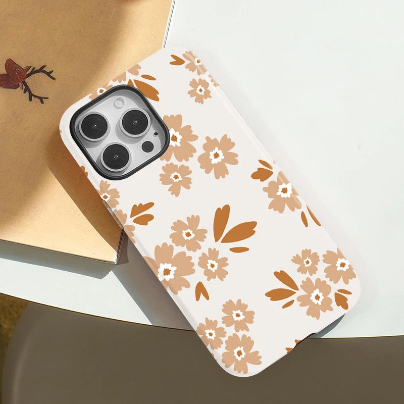 Magsafe Orange Flowers Phone Case for iPhone