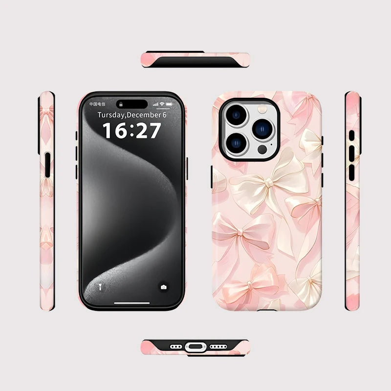 Magsafe Pink Bow Tie Case for iPhone