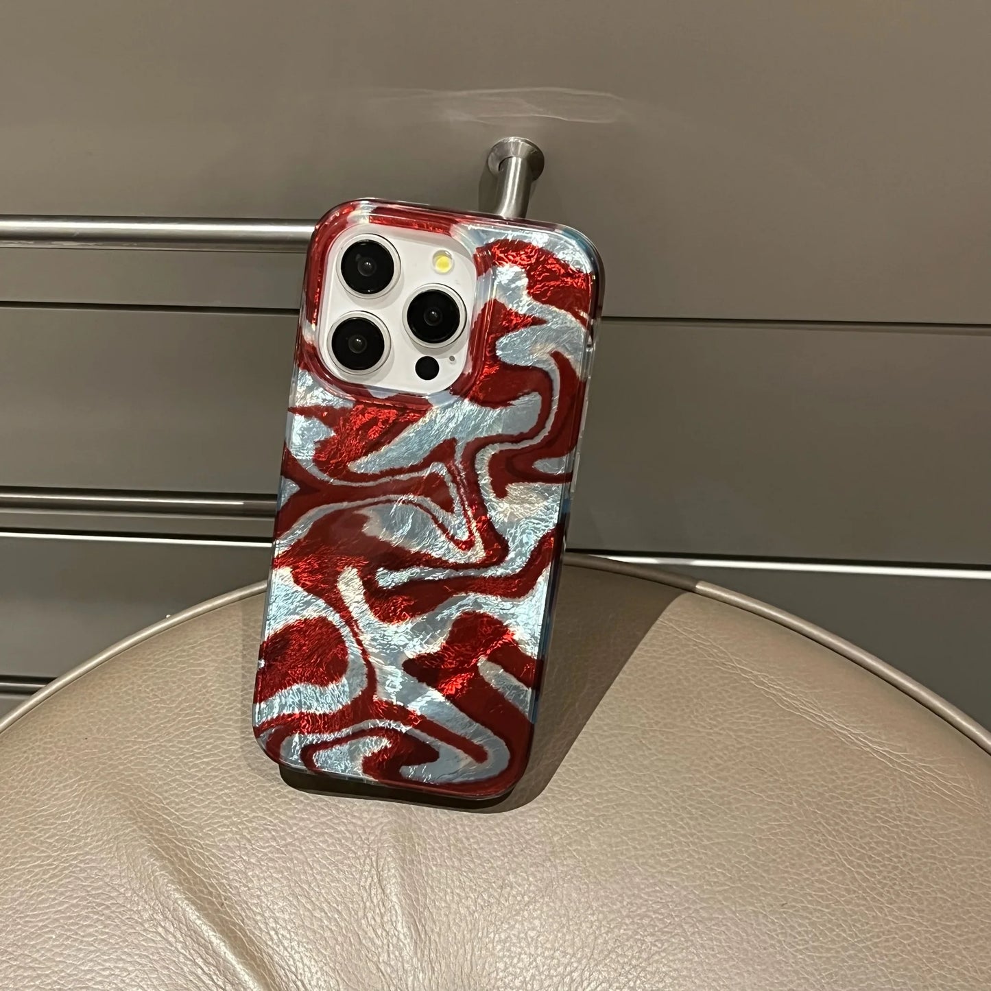 Water Ripple Texture Laser Case for iPhone