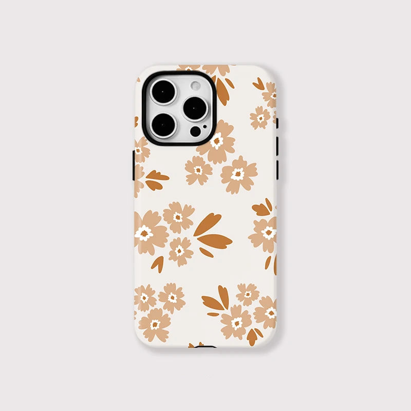 Magsafe Orange Flowers Phone Case for iPhone