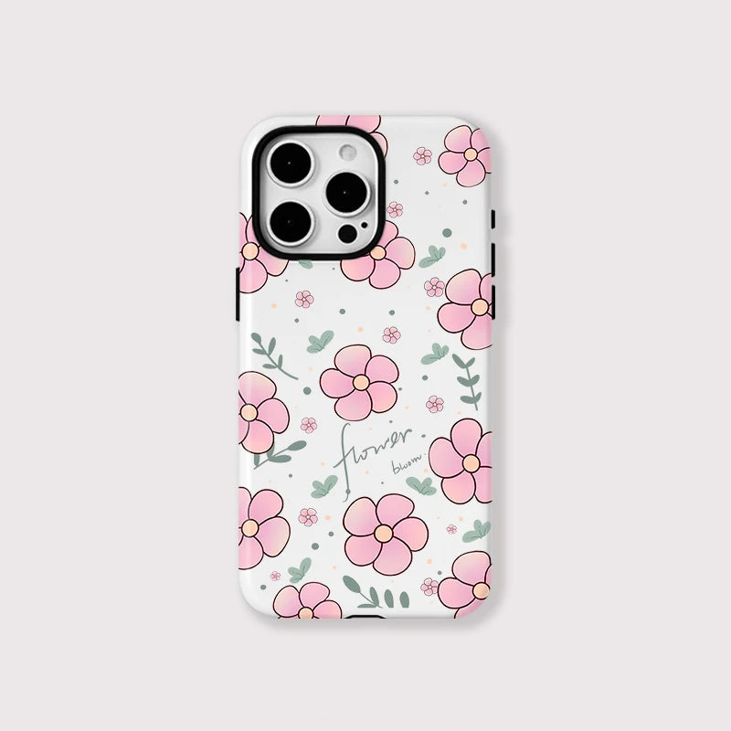 Magsafe Small Flowers Phone Case For iPhone