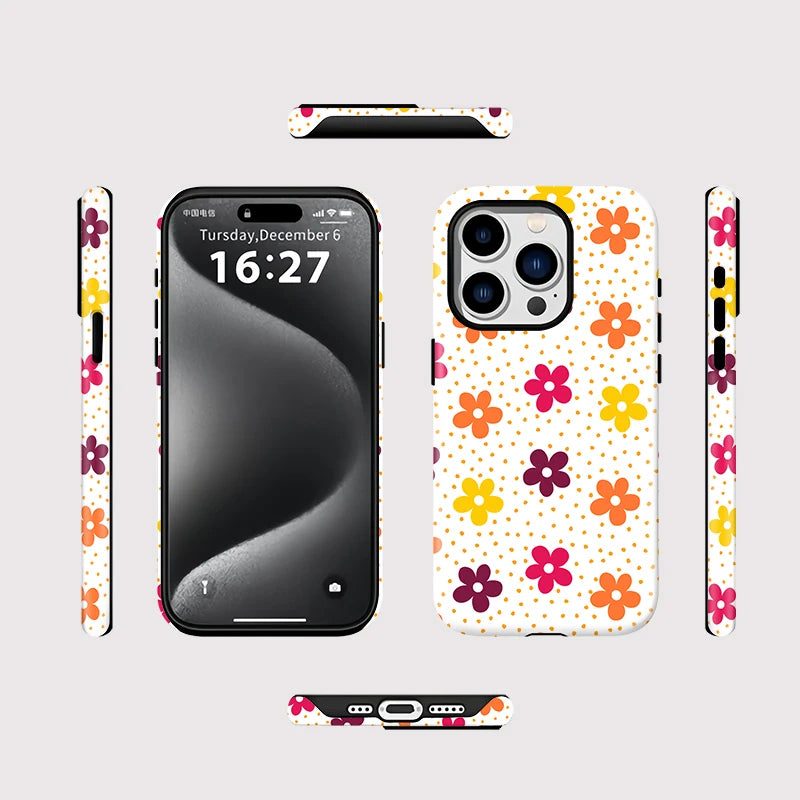 Magsafe Colorful Flower Pattern Case for iPhone