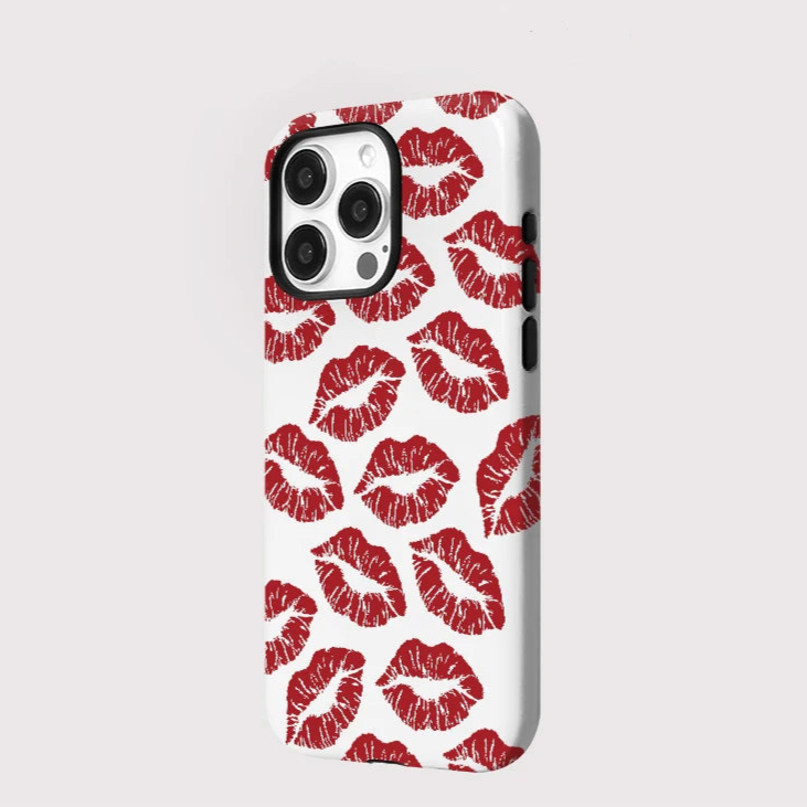 Magsafe Flirty Red Kiss Phone Case For iPhone