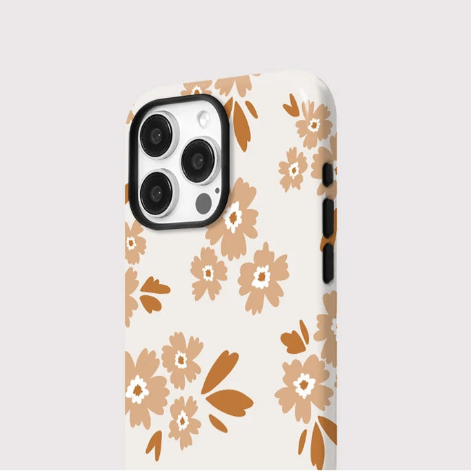 Magsafe Orange Flowers Phone Case for iPhone