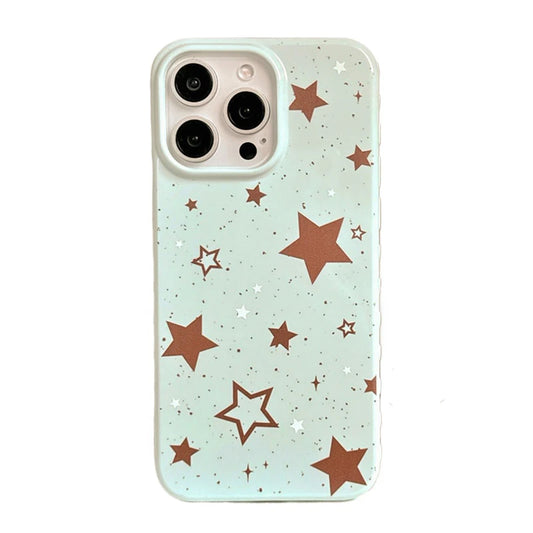 Retro Brown Stars Phone Case For iPhone