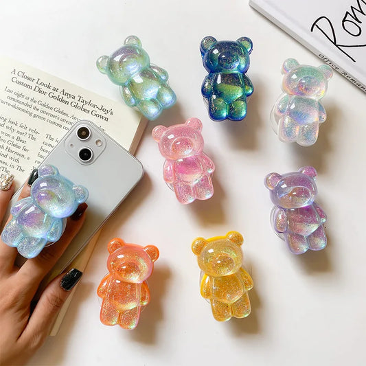 Glitter Bear Phone Holder