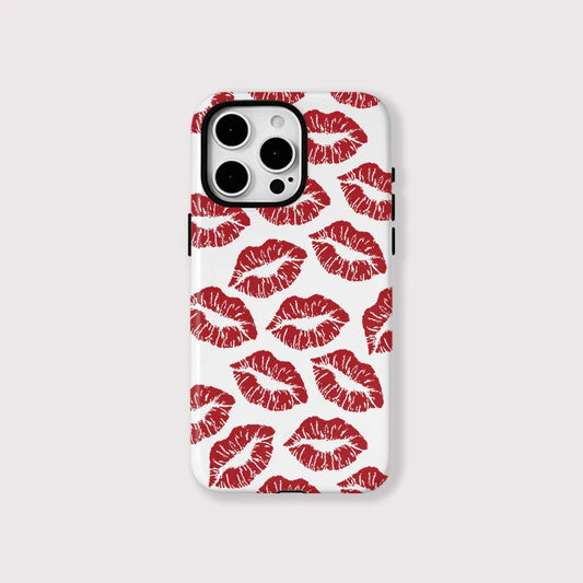 Magsafe Flirty Red Kiss Phone Case For iPhone
