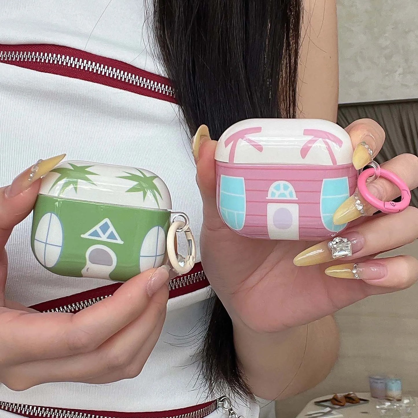 Family Bow Art Earphone Case for Airpods