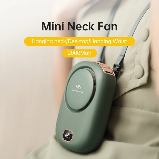 Portable Hanging Neck Fan