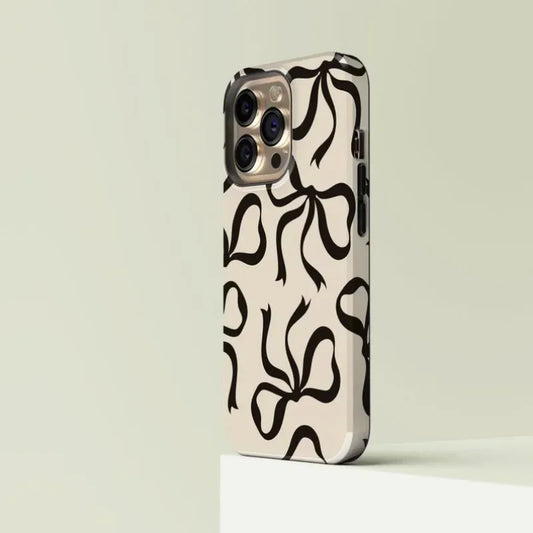 Magsafe Black Bows Phone Case For iPhone