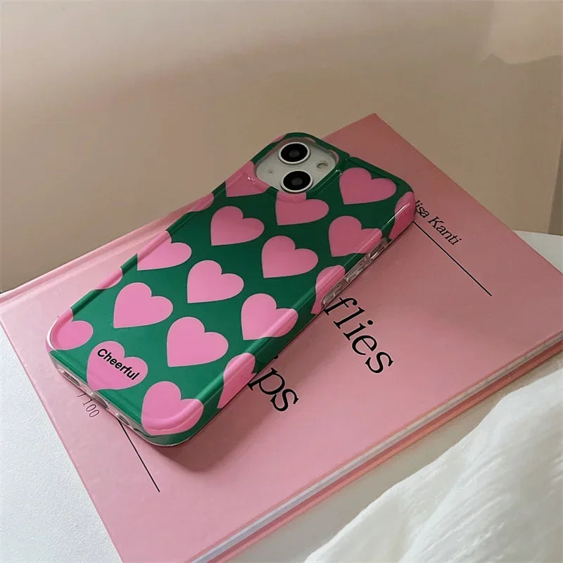 Cute Love Heart Phone Case for iPhone