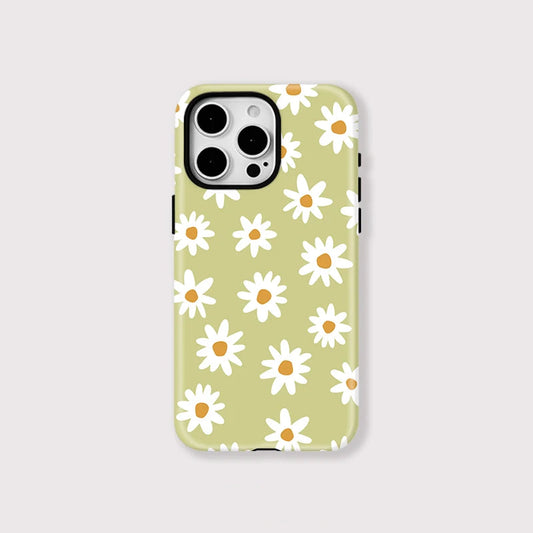 Magsafe Floral Soft Green Case for iPhone