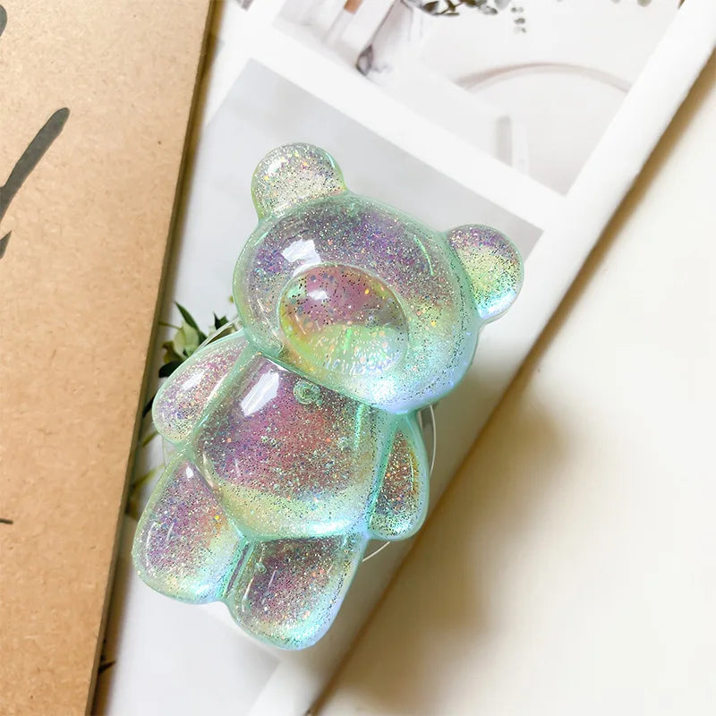 Glitter Bear Phone Holder