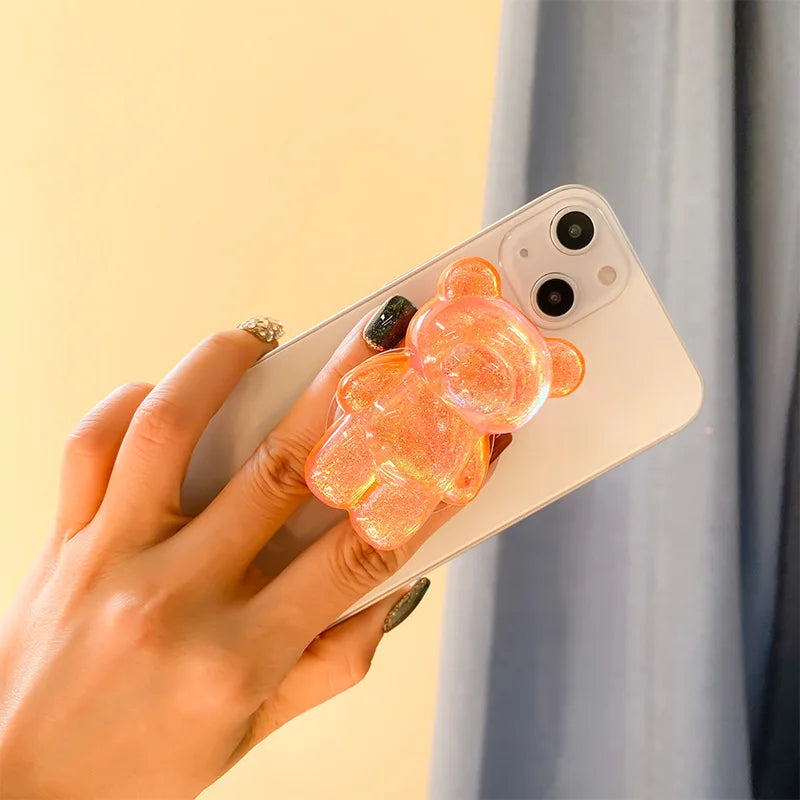 Glitter Bear Phone Holder
