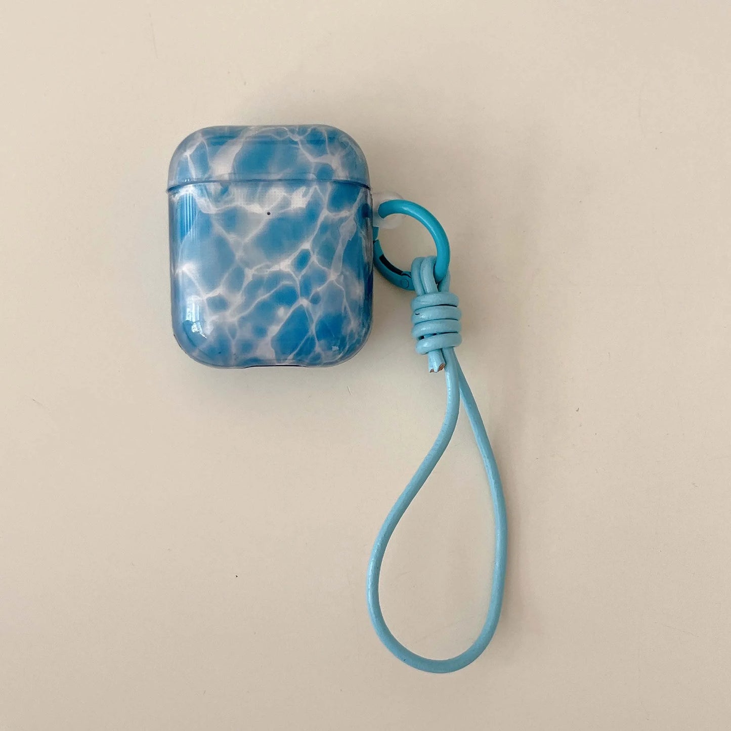 Water Ripple Pendant Earphone Case for Airpods