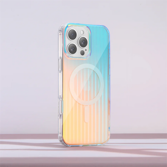 Magsafe Laser Pattern Phone Case For iPhone