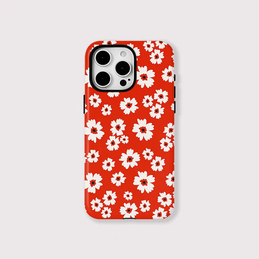 Magsafe Flowers Red Phone Case for iPhone