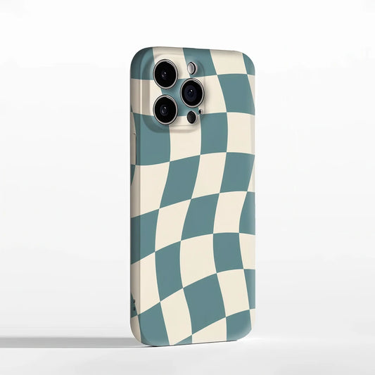 Wavy Checks Phone Case for IPhone