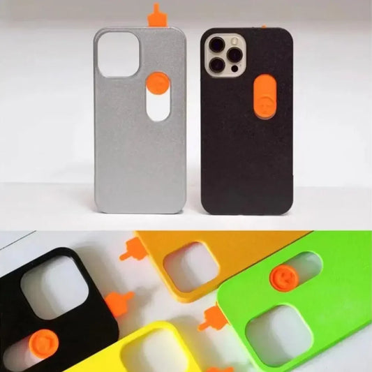 3D Middle Finger Sliding Phone Case for iPhone