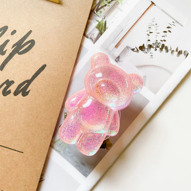 Glitter Bear Phone Holder